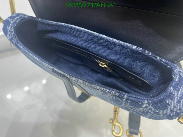 Dior Bag-(4A)-Saddle- Code: AB351 $: 99USD