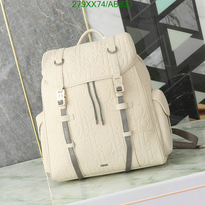 Dior Bag-(Mirror)-Backpack- Code: AB833 $: 279USD