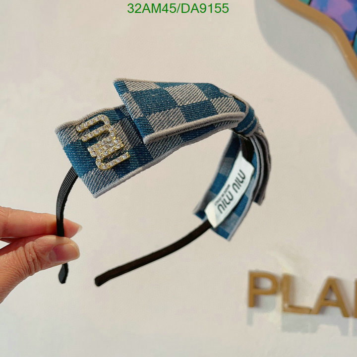 Headband-MIU MIU Code: DA9155 $: 32USD