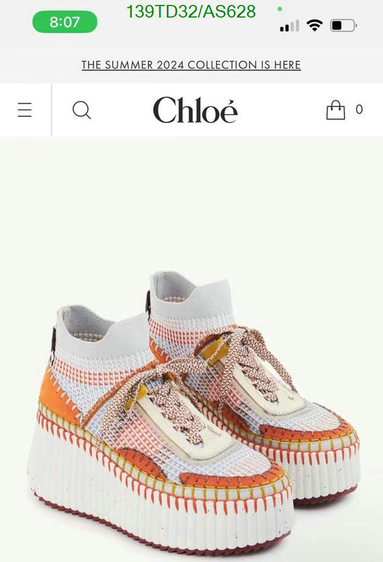 Women Shoes-Chloe Code: AS628 $: 139USD