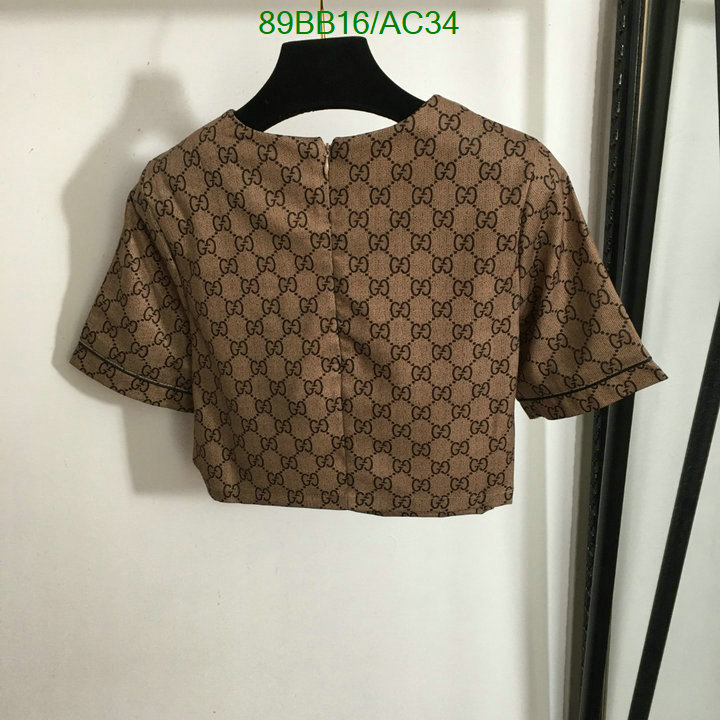 Clothing-Gucci Code: AC34 $: 89USD