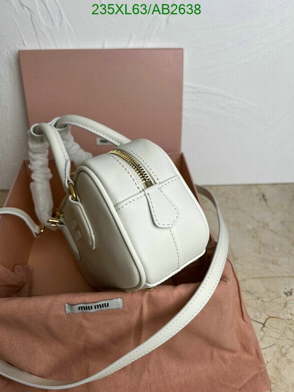 Miu Miu Bag-(Mirror)-Handbag- Code: AB2638 $: 235USD