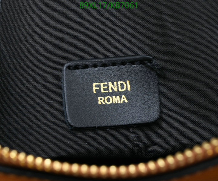 Fendi Bag-(4A)-Boston- Code: KB7061 $: 89USD