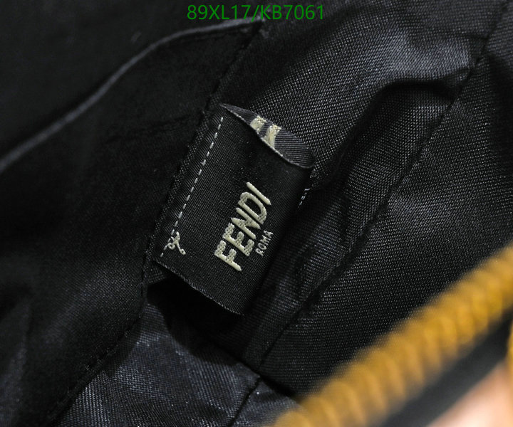 Fendi Bag-(4A)-Boston- Code: KB7061 $: 89USD