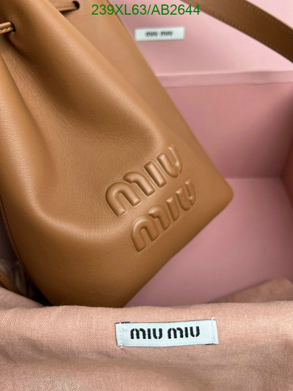 Miu Miu Bag-(Mirror)-Crossbody- Code: AB2644 $: 239USD