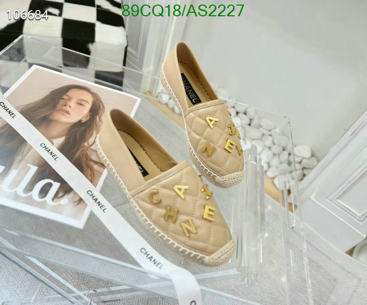 Women Shoes-Chanel Code: AS2227 $: 89USD