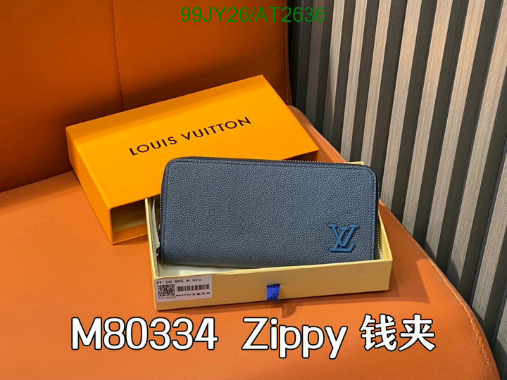 LV Bag-(Mirror)-Wallet- Code: AT2636 $: 99USD