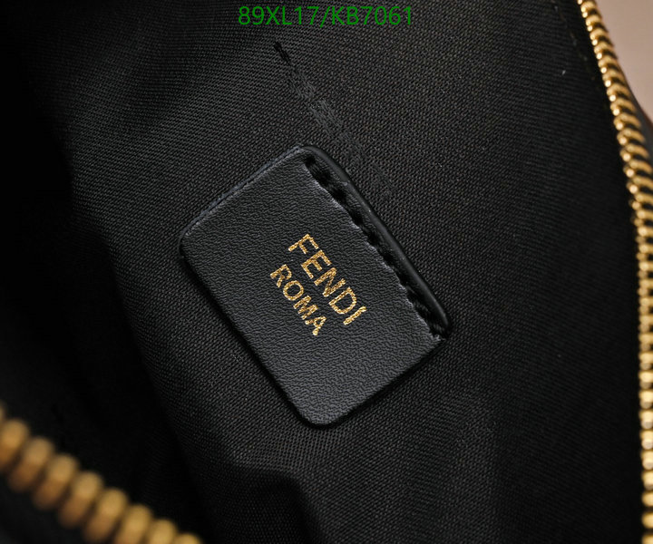 Fendi Bag-(4A)-Boston- Code: KB7061 $: 89USD