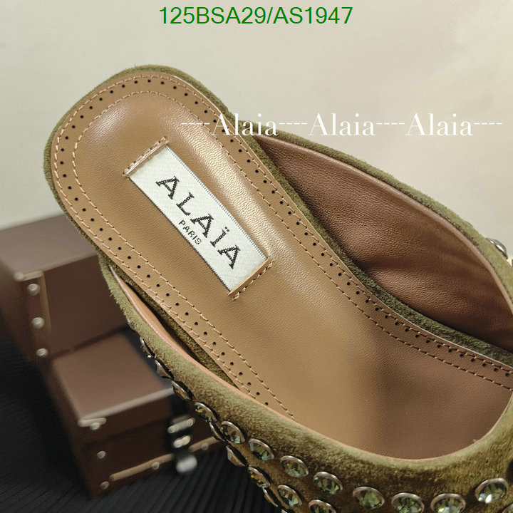 Women Shoes-ALAIA Code: AS1947 $: 125USD