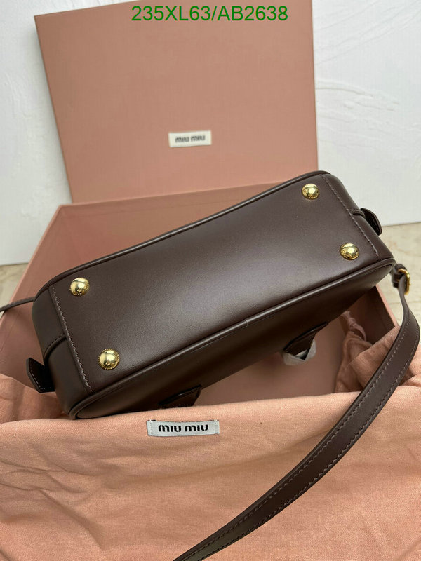 Miu Miu Bag-(Mirror)-Crossbody- Code: AB2638 $: 235USD