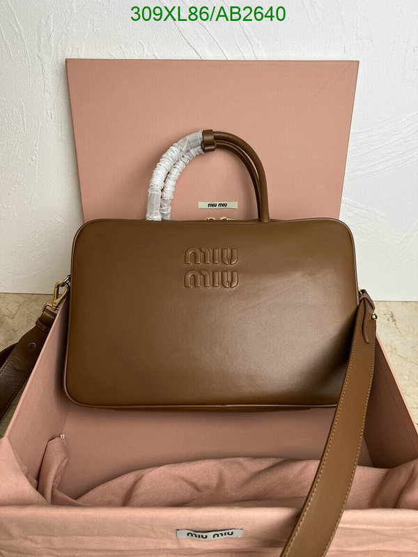 Miu Miu Bag-(Mirror)-Handbag- Code: AB2640 $: 309USD