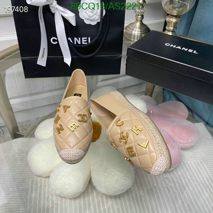 Women Shoes-Chanel Code: AS2227 $: 89USD