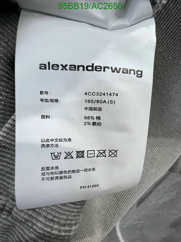 Clothing-Alexander Wang Code: AC2650 $: 95USD