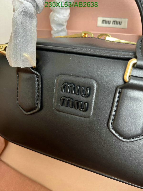 Miu Miu Bag-(Mirror)-Handbag- Code: AB2638 $: 235USD