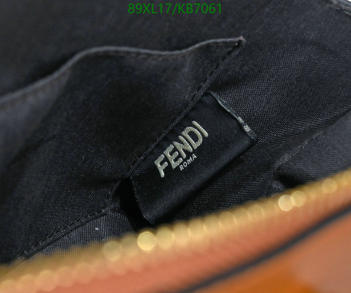 Fendi Bag-(4A)-Boston- Code: KB7061 $: 89USD