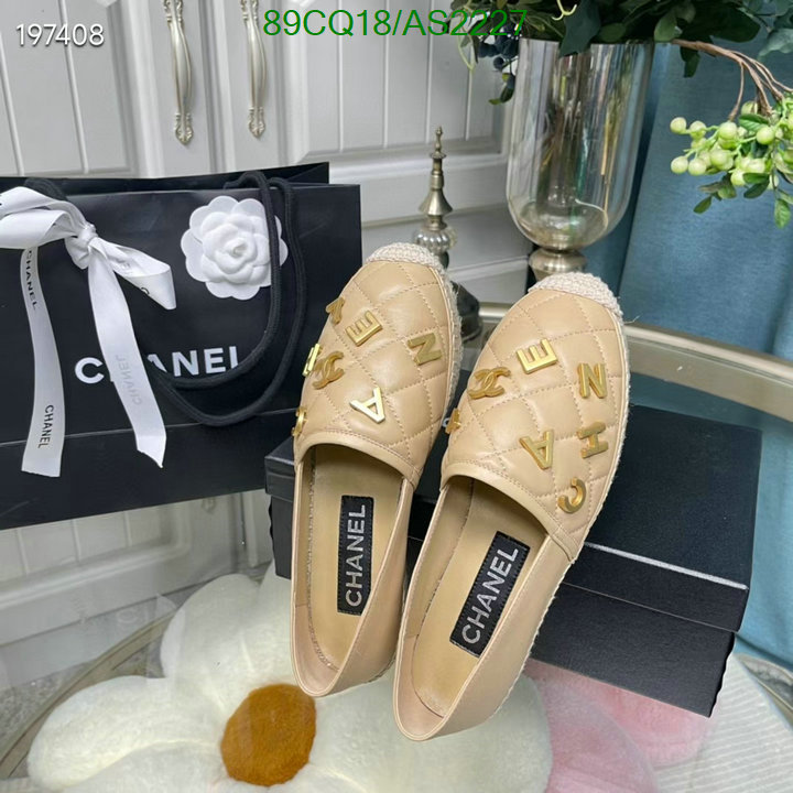 Women Shoes-Chanel Code: AS2227 $: 89USD