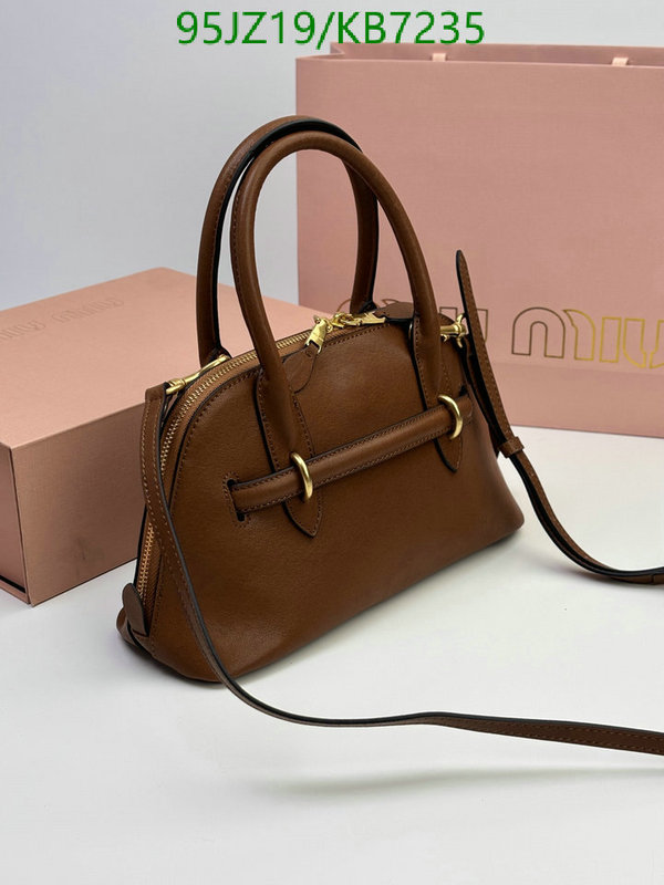 Miu Miu Bag-(Mirror)-Handbag- Code: KB7235 $: 95USD