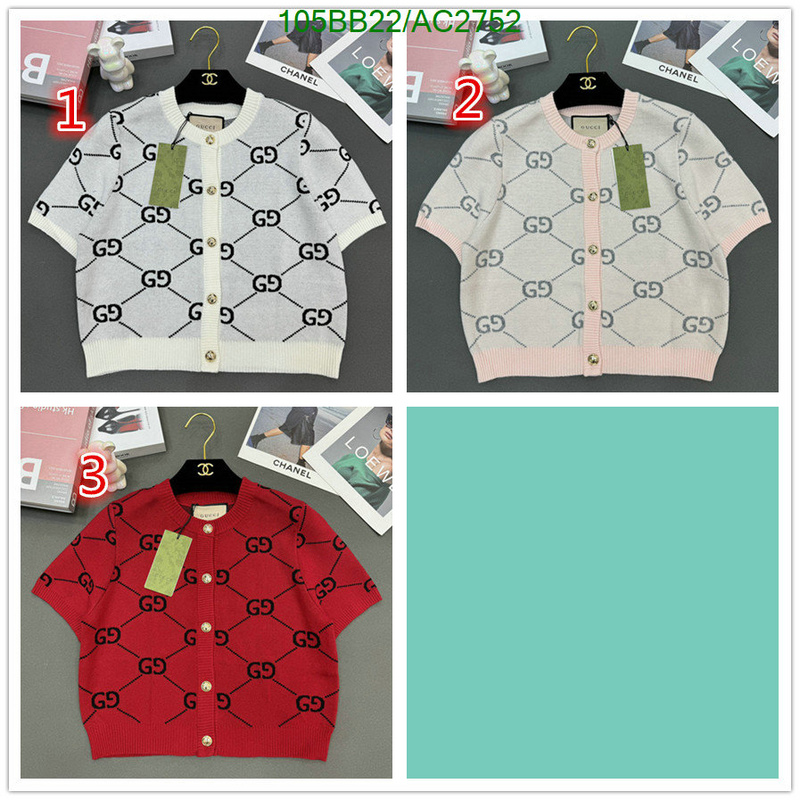 Clothing-Gucci Code: AC2752 $: 105USD