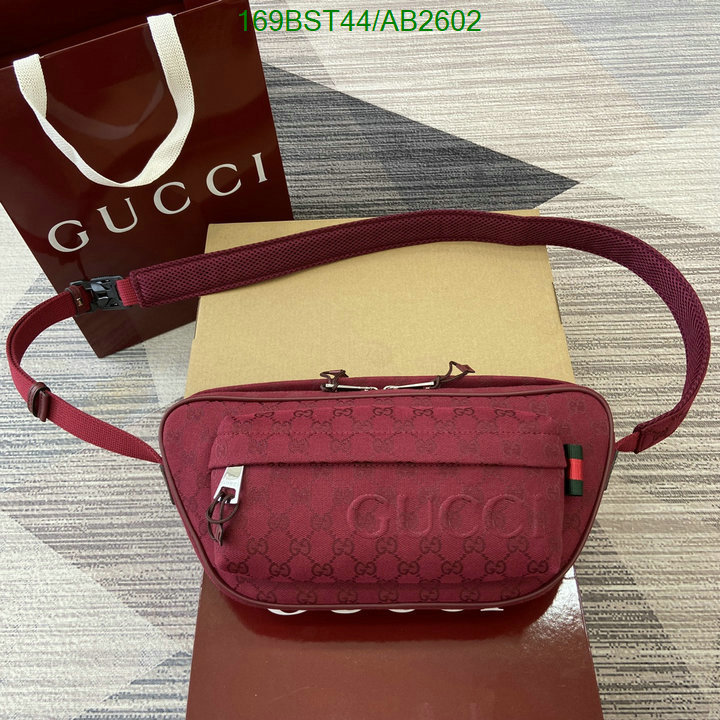 Gucci Bag-(Mirror)-Belt Bag-Chest Bag-- Code: AB2602 $: 169USD