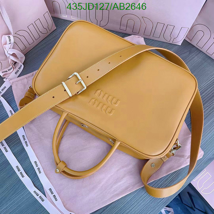 Miu Miu Bag-(Mirror)-Handbag- Code: AB2646 $: 435USD