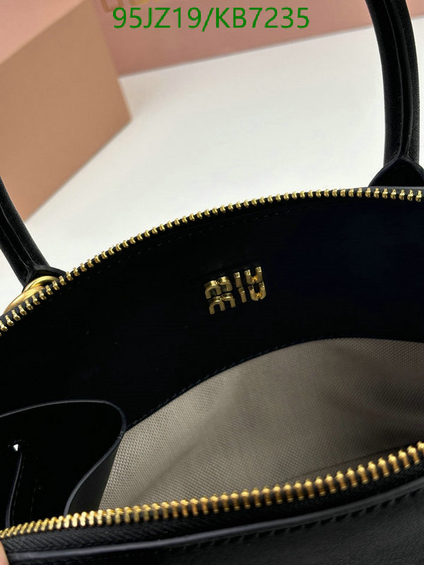 Miu Miu Bag-(Mirror)-Handbag- Code: KB7235 $: 95USD