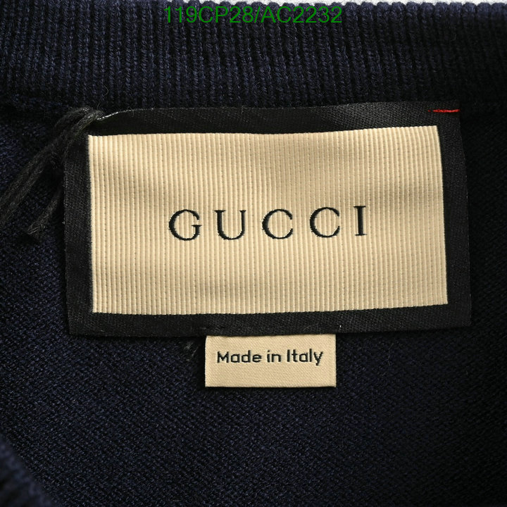 Clothing-Gucci Code: AC2232 $: 119USD