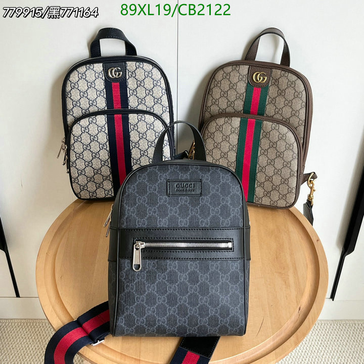 Gucci Bag-(Mirror)-Belt Bag-Chest Bag-- Code: CB2122 $: 89USD