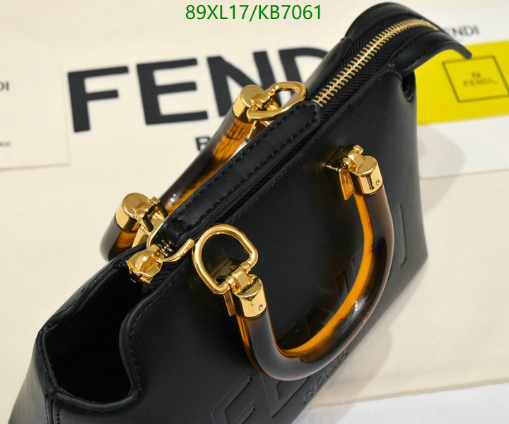 Fendi Bag-(4A)-Boston- Code: KB7061 $: 89USD