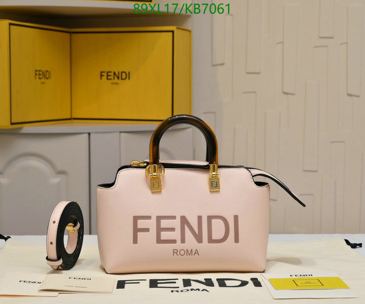 Fendi Bag-(4A)-Boston- Code: KB7061 $: 89USD