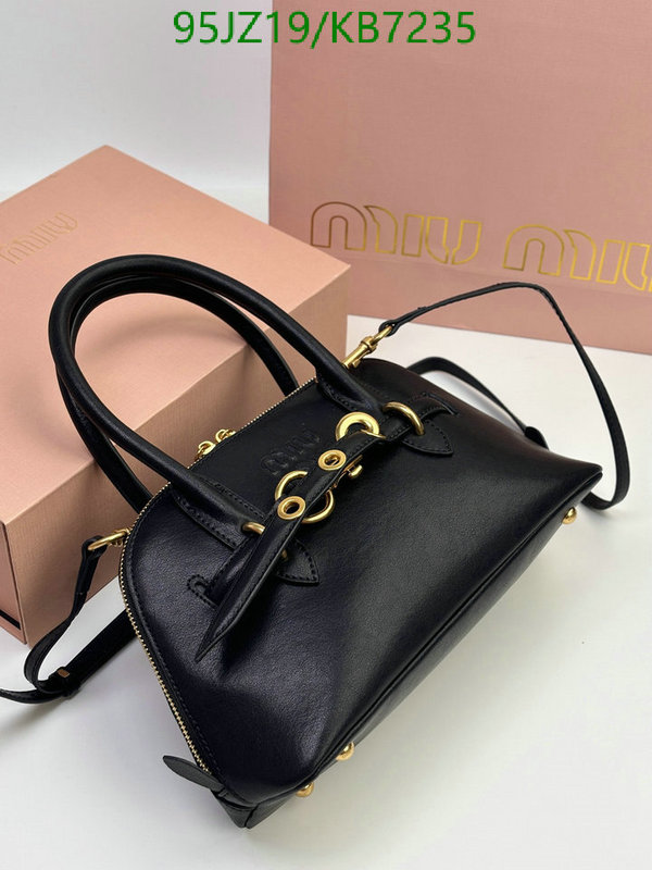 Miu Miu Bag-(Mirror)-Handbag- Code: KB7235 $: 95USD