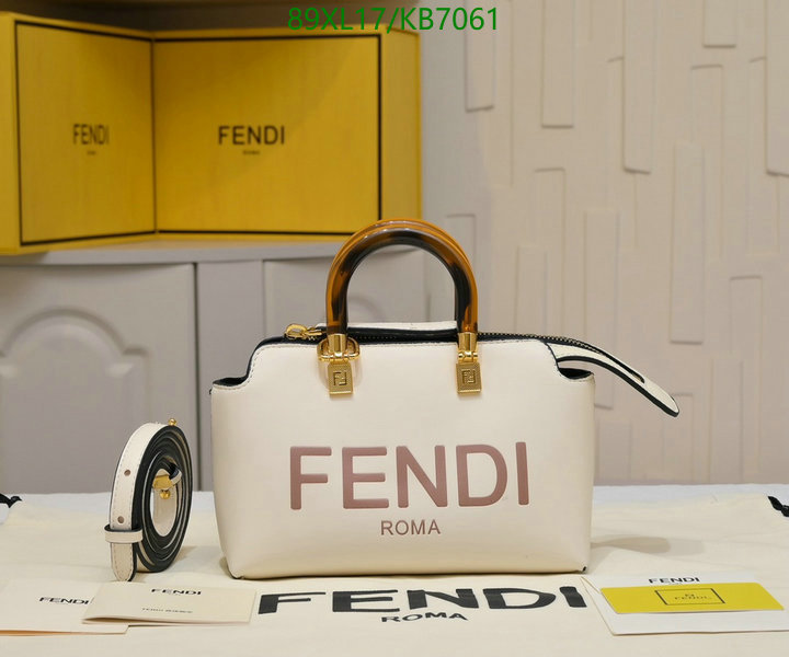 Fendi Bag-(4A)-Boston- Code: KB7061 $: 89USD