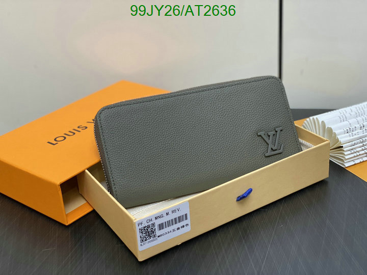 LV Bag-(Mirror)-Wallet- Code: AT2636 $: 99USD