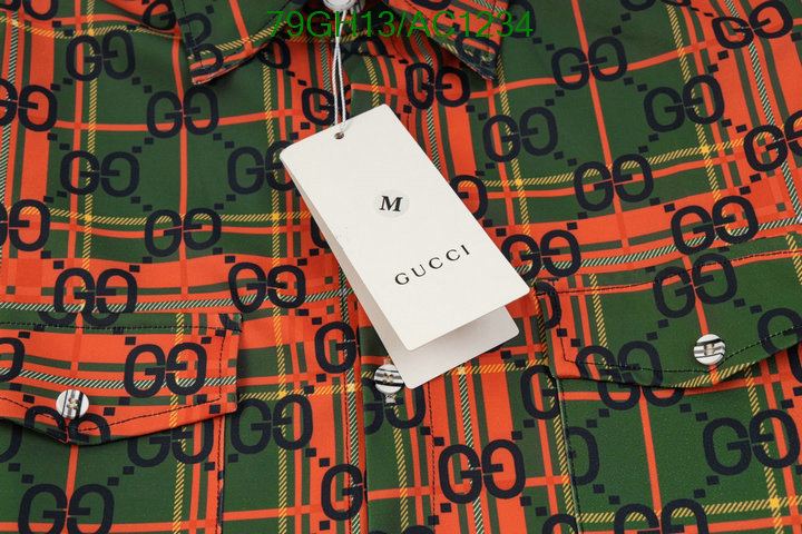 Clothing-Gucci Code: AC1234 $: 79USD