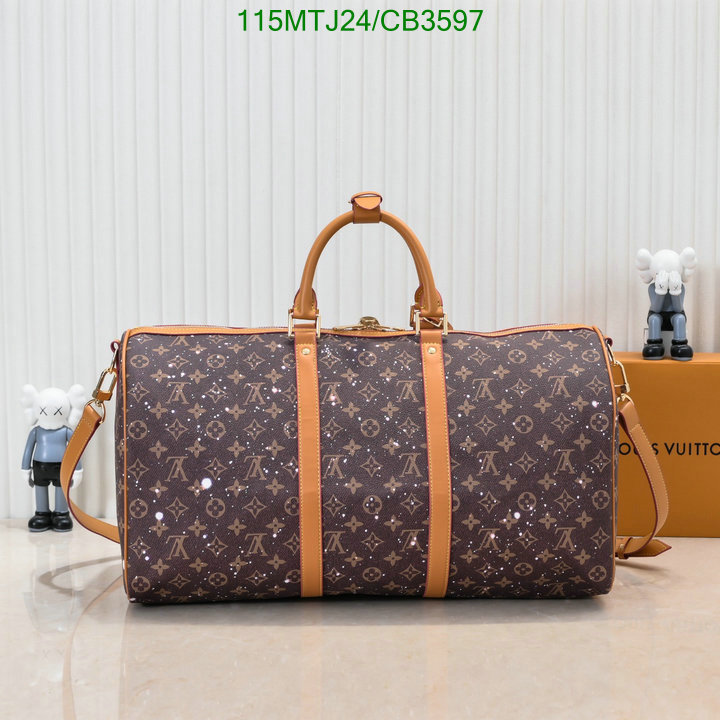 LV Bag-(4A)-Keepall BandouliRe 45-50- Code: CB3597 $: 115USD