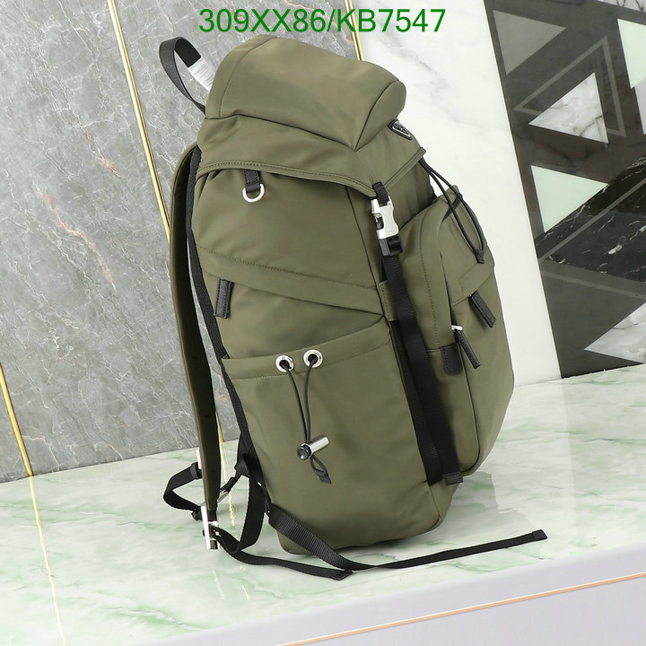 Prada Bag-(Mirror)-Backpack- Code: KB7547 $: 309USD