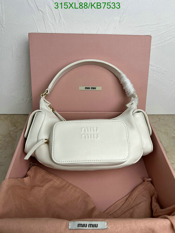 Miu Miu Bag-(Mirror)-Handbag- Code: KB7533 $: 315USD