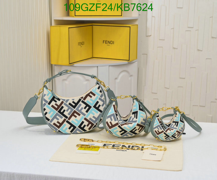 Fendi Bag-(4A)-Graphy-Cookie- Code: KB7624