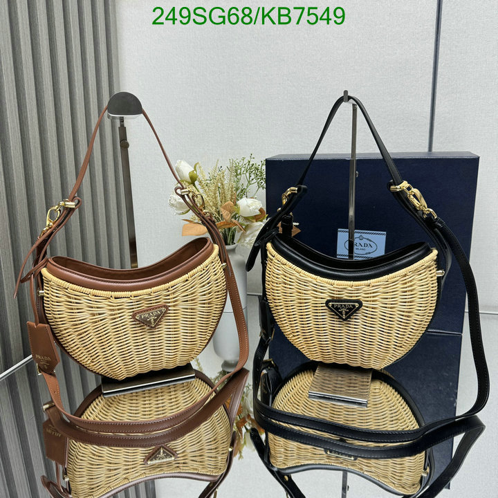 Prada Bag-(Mirror)-Crossbody- Code: KB7549 $: 249USD