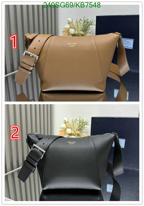 Prada Bag-(Mirror)-Crossbody- Code: KB7548 $: 249USD