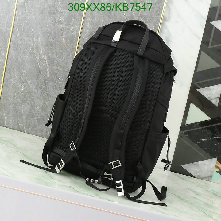 Prada Bag-(Mirror)-Backpack- Code: KB7547 $: 309USD