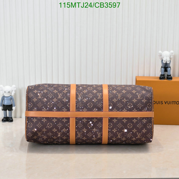 LV Bag-(4A)-Keepall BandouliRe 45-50- Code: CB3597 $: 115USD