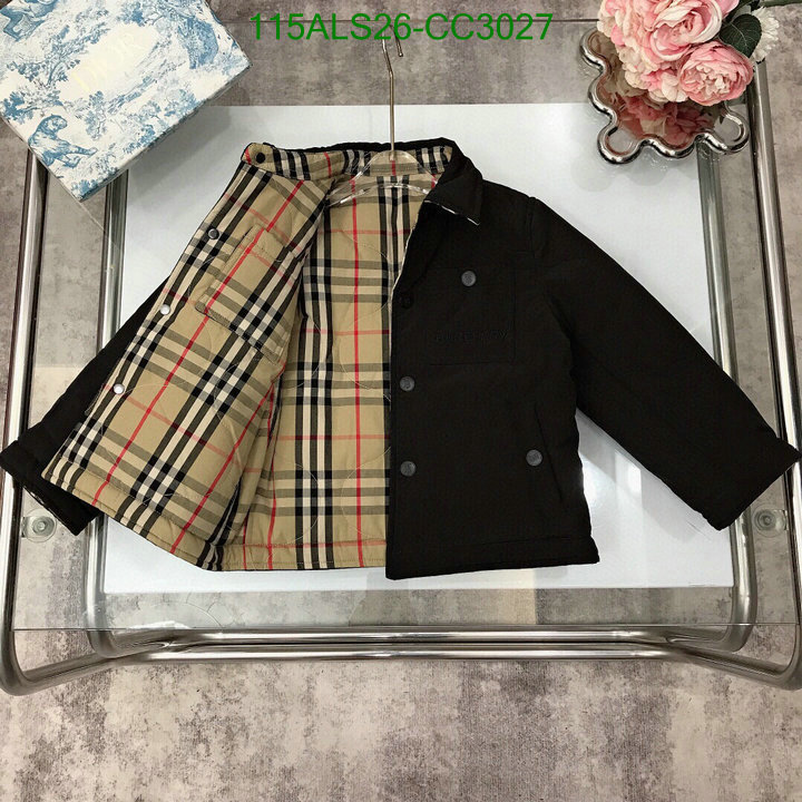 Kids Clothing-Burberry Code: CC3027 $: 115USD