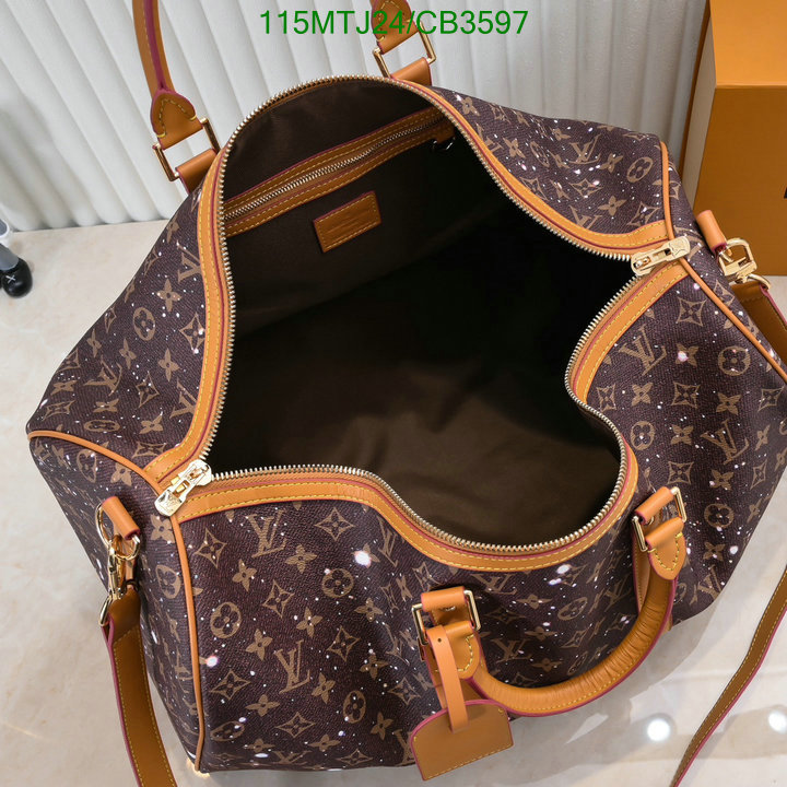 LV Bag-(4A)-Keepall BandouliRe 45-50- Code: CB3597 $: 115USD