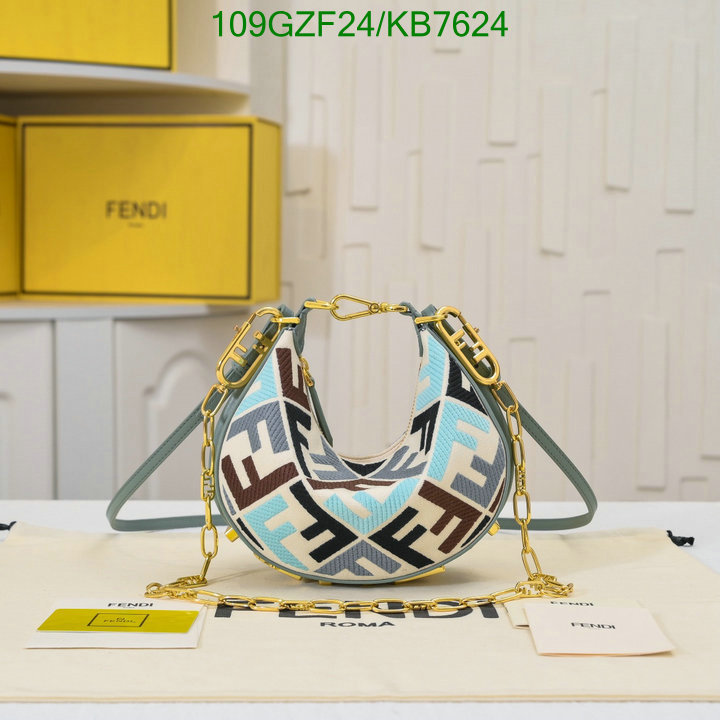 Fendi Bag-(4A)-Graphy-Cookie- Code: KB7624