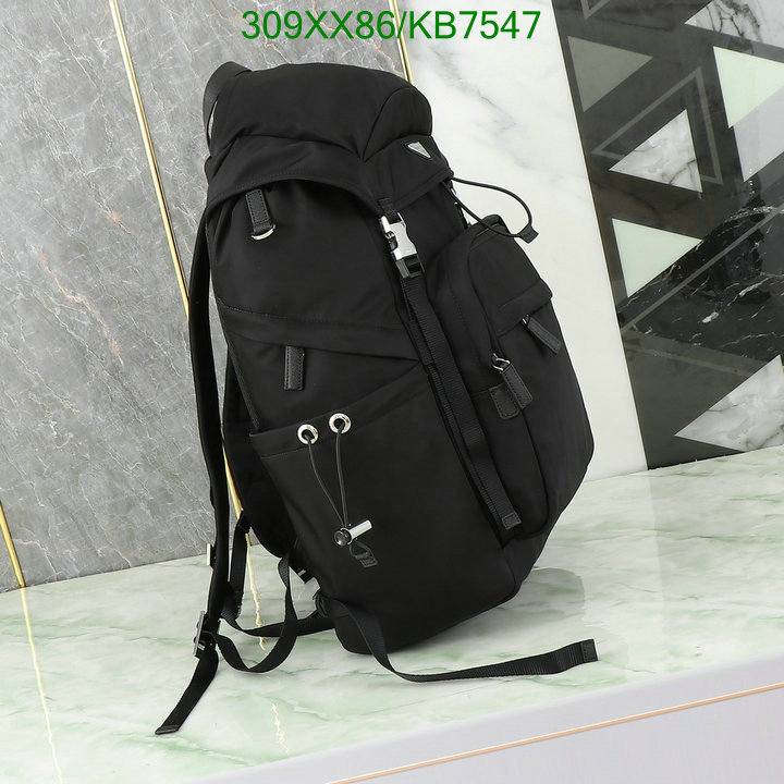 Prada Bag-(Mirror)-Backpack- Code: KB7547 $: 309USD