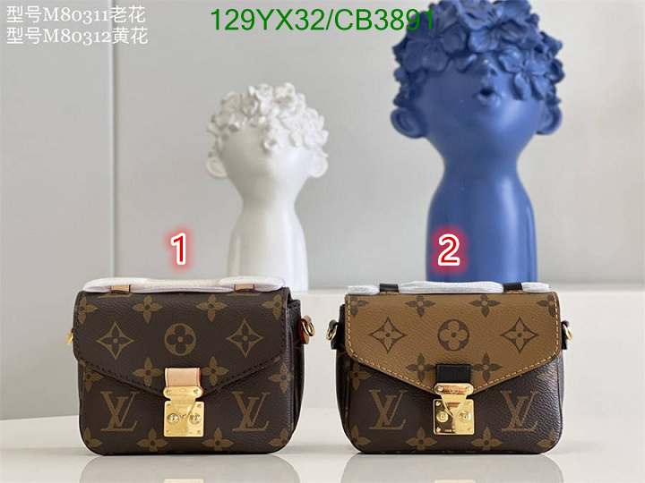 LV Bag-(Mirror)-Pochette MTis- Code: CB3891 $: 129USD