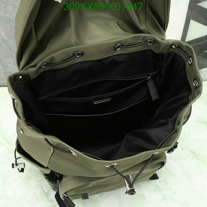 Prada Bag-(Mirror)-Backpack- Code: KB7547 $: 309USD