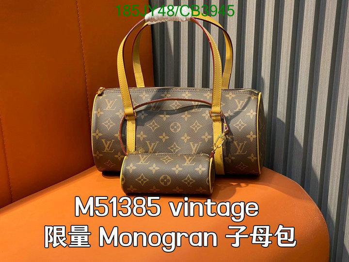 LV Bag-(Mirror)-Handbag- Code: CB3945 $: 185USD