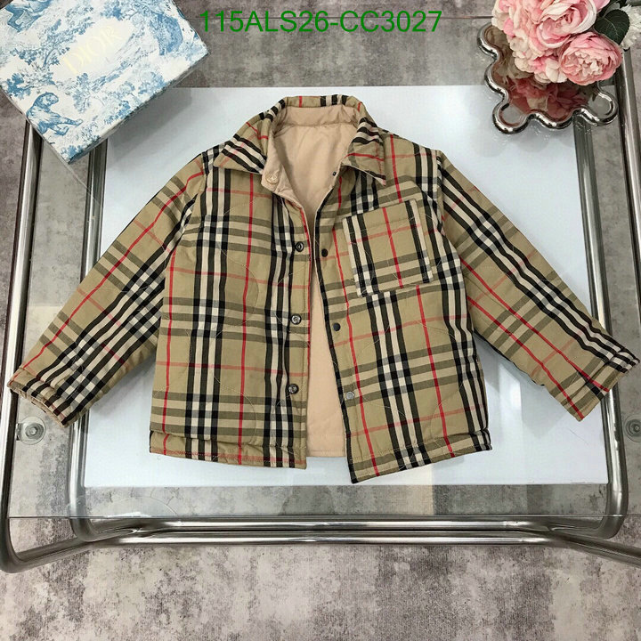 Kids Clothing-Burberry Code: CC3027 $: 115USD