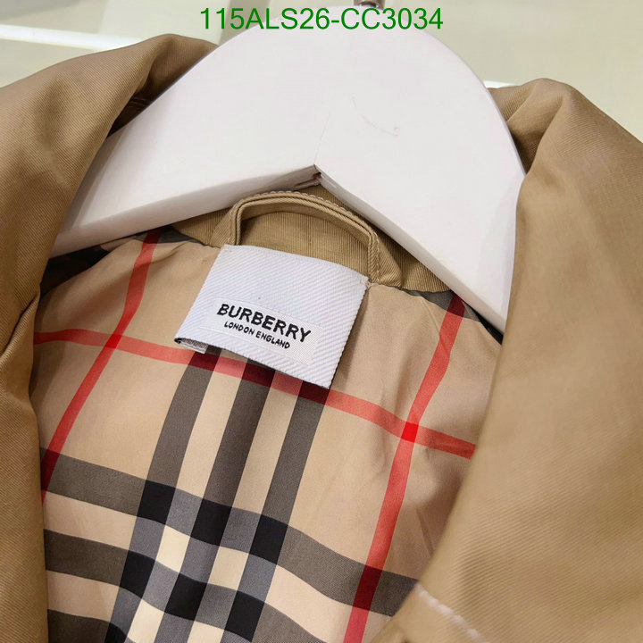 Kids Clothing-Burberry Code: CC3034 $: 115USD